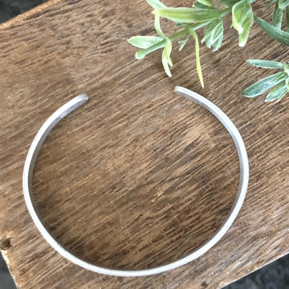 Handmade hand stamped bracelet - Picture 2 of 2